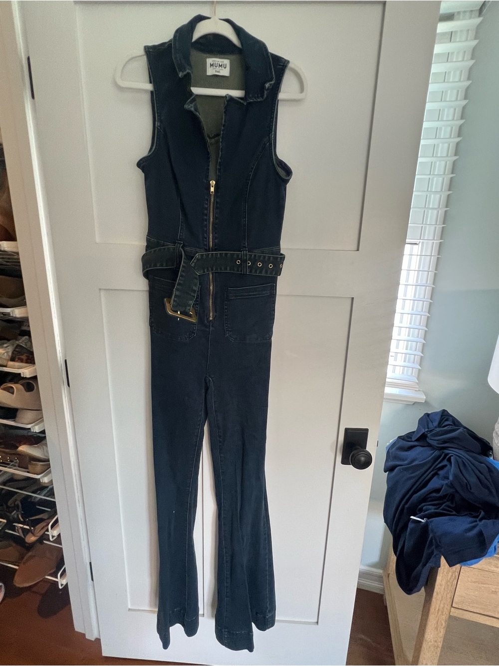 Show Me Your Mumu Distressed Indigo Denim Jacket - Picture 3 of 4